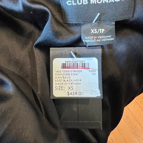 Club Monaco Black Jacket - Picture 3 of 5